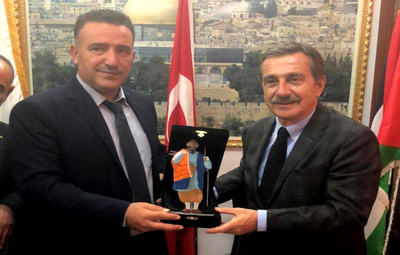 BAŞKAN ATAÇ'TAN KARDEŞ ŞEHİR SALFEET'E ZİYARET